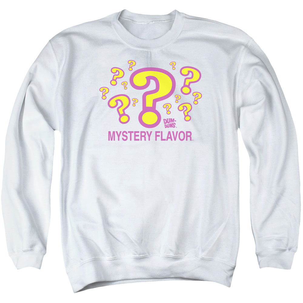 Dum Dums - Mystery Flavor - Adult Crewneck Sweatshirt - White