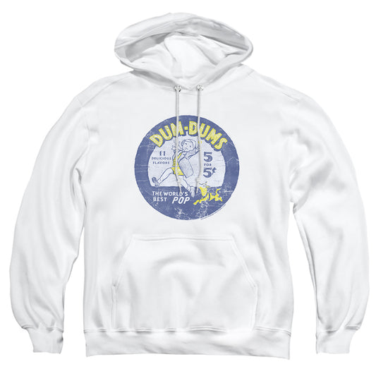 Dum Dums - Pop Parade - Adult Pull-over Hoodie - White