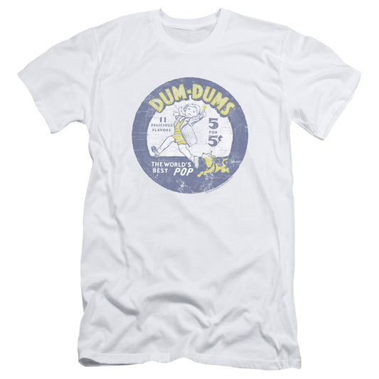 Dum Dums - Pop Parade - Short Sleeve Adult 30/1 - White T-shirt