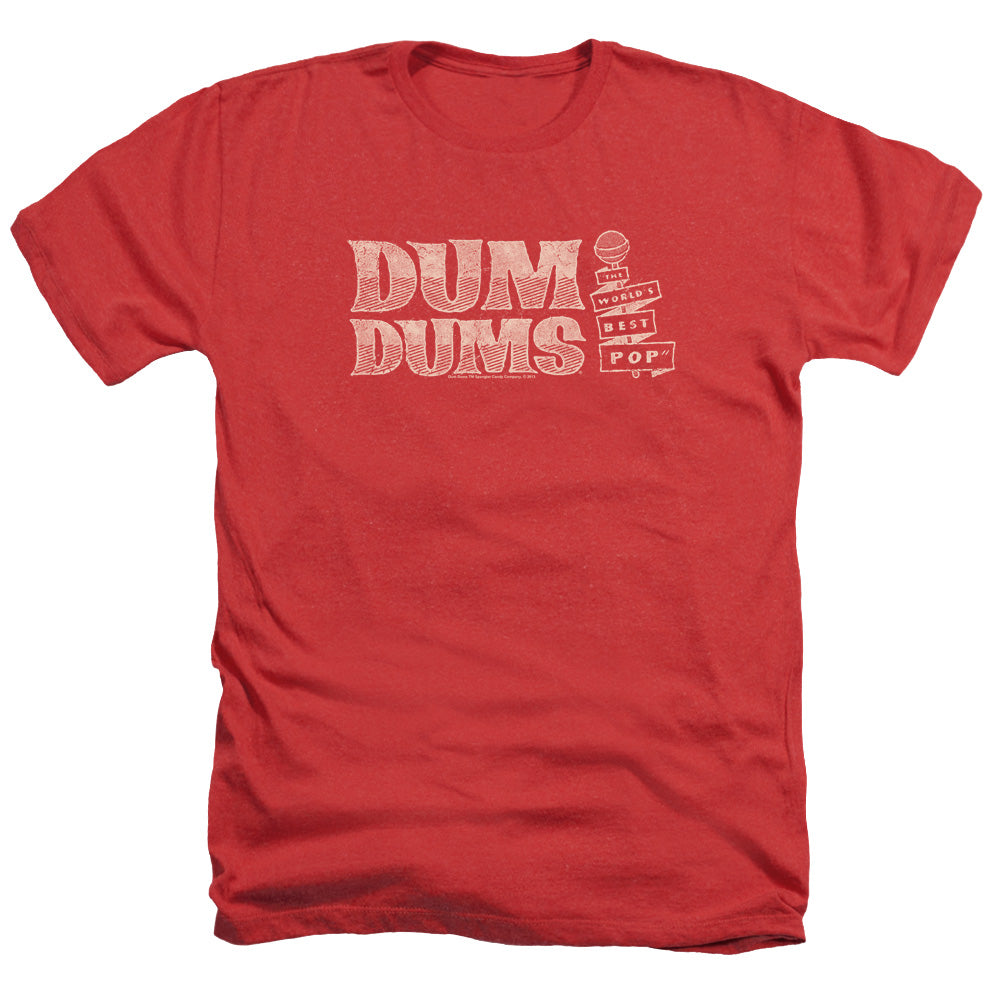 Dum Dums - Worlds Best - Adult Heather - Red