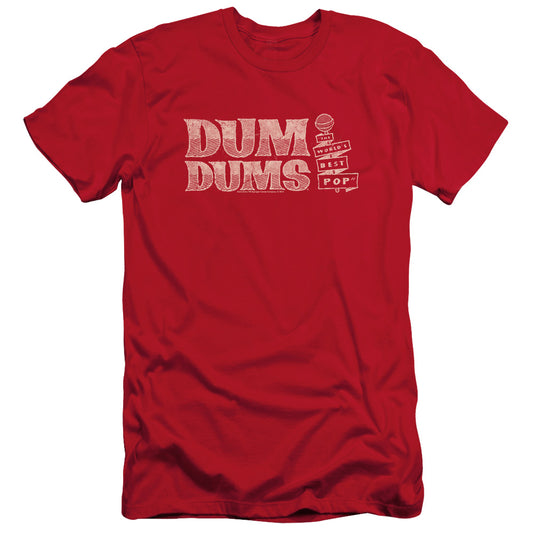 Dum Dums - Worlds Best - Short Sleeve Adult 30/1 - Red T-shirt