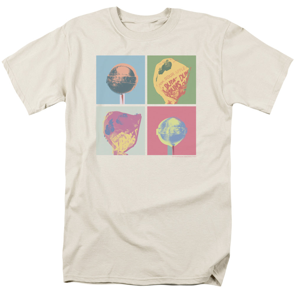Dum Dums - Pop Art - Short Sleeve Adult 18/1 - Cream T-shirt