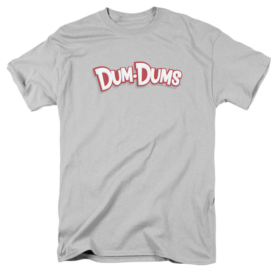 Dum Dums - Logo - Short Sleeve Adult 18/1 - Silver T-shirt