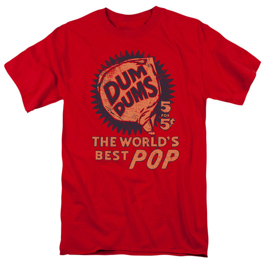 Dum Dums - 5 For 5 - Short Sleeve Adult 18/1 - Red T-shirt