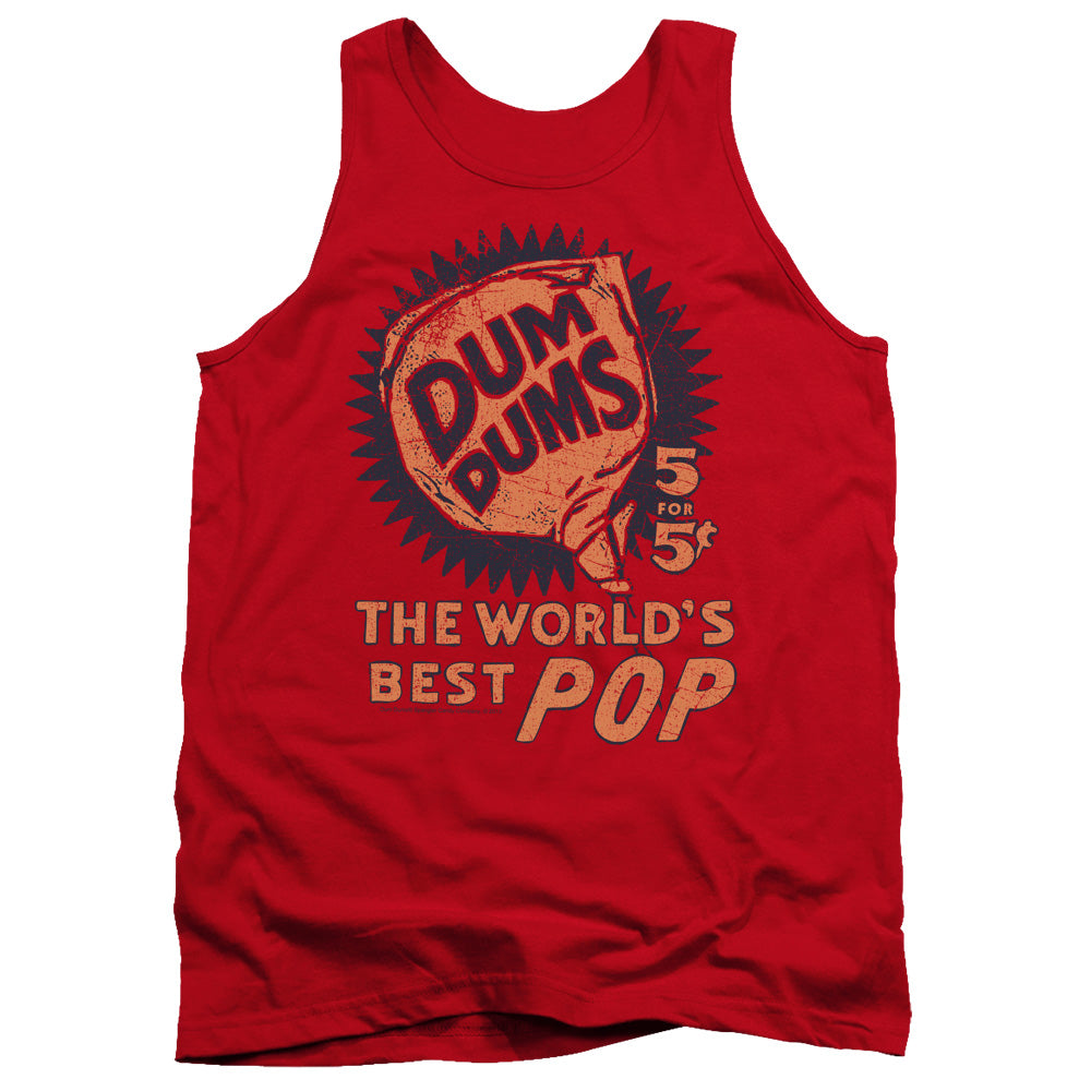 Dum Dums 5 For 5 - Adult Tank - Red