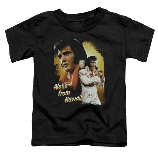 Elvis Presley - Aloha - Short Sleeve Toddler Tee - Black T-shirt