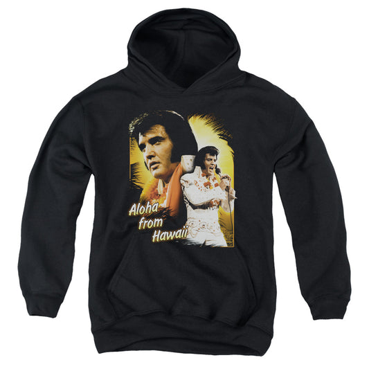 Elvis Presley - Aloha - Youth Pull-over Hoodie - Black