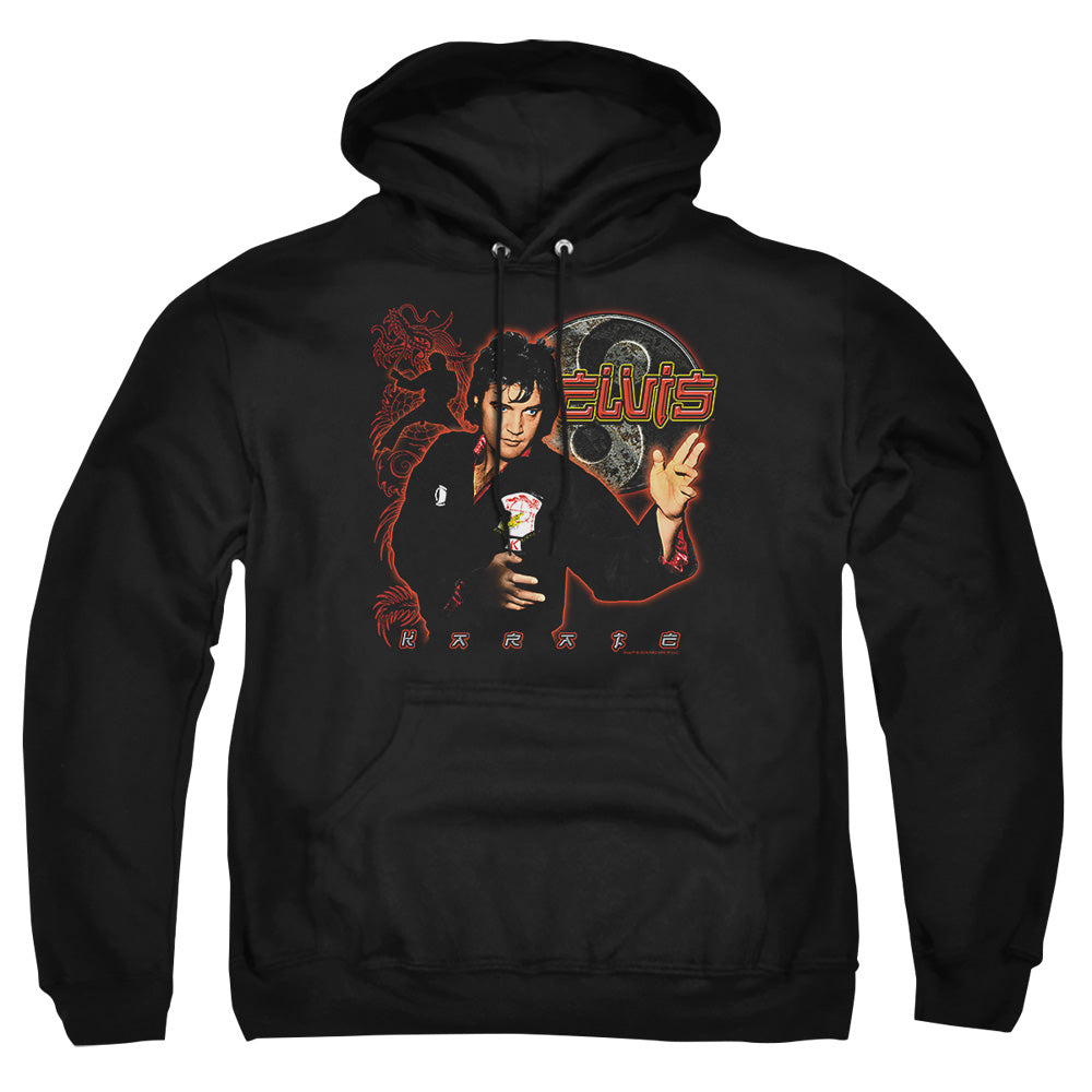 Elvis Presley - Karate - Adult Pull-over Hoodie - Black