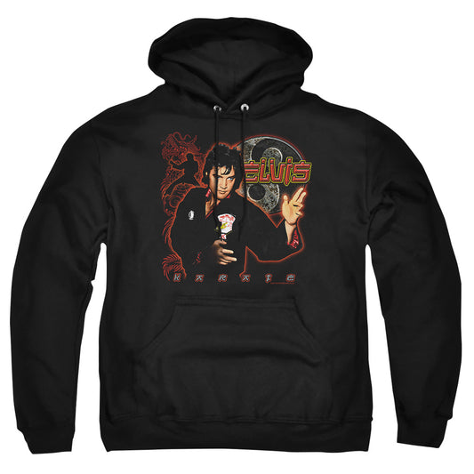 Elvis Presley - Karate - Adult Pull-over Hoodie - Black