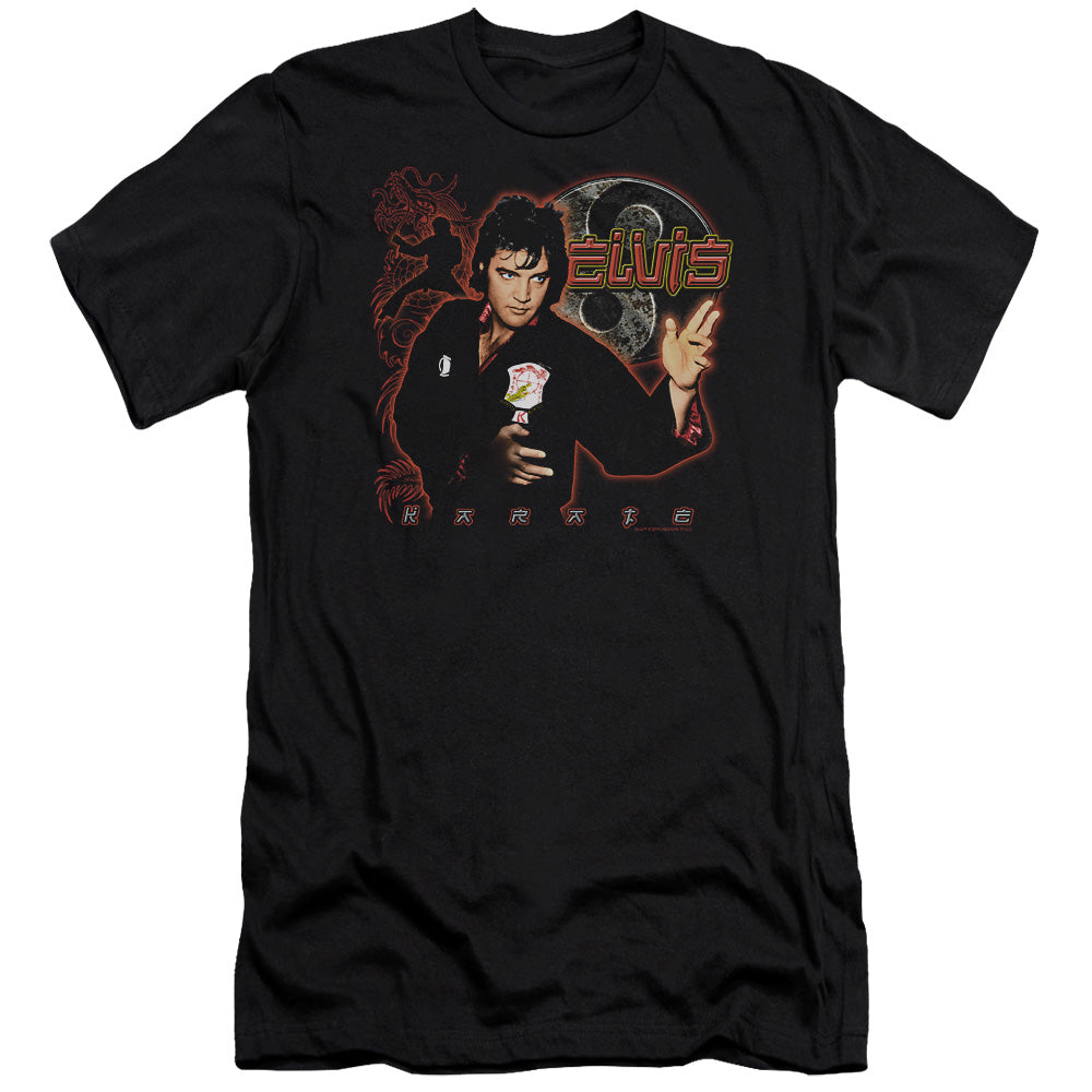 Elvis Presley - Karate-premuim Canvas Adult Slim Fit 30/1 - Black