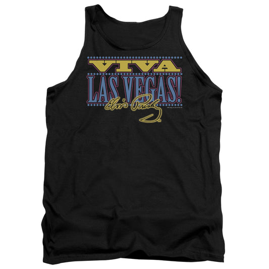 Elvis Presley - Viva Las Vegas - Adult Tank - Black