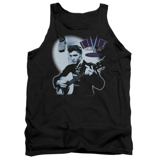 Elvis Presley - Hillbilly Cat - Adult Tank - Black