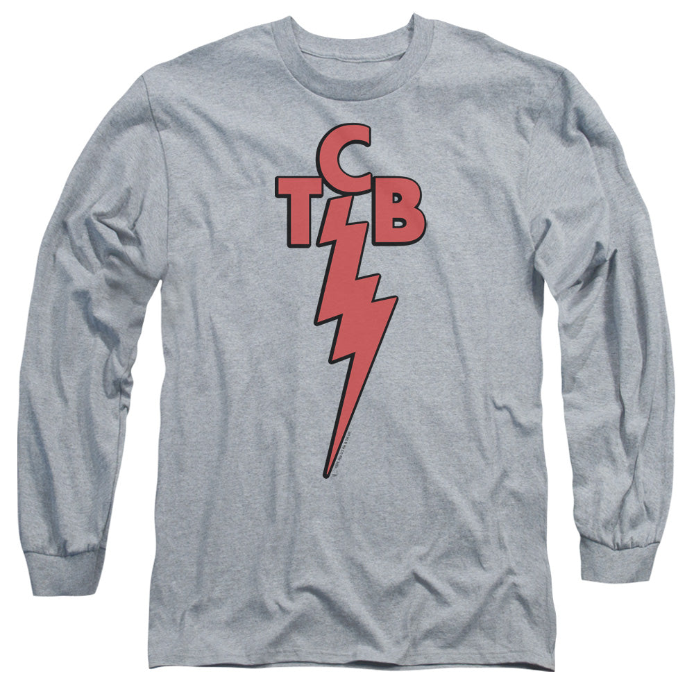 Elvis Presley - Tcb - Long Sleeve Adult 18/1 - Athletic Heather T-shirt