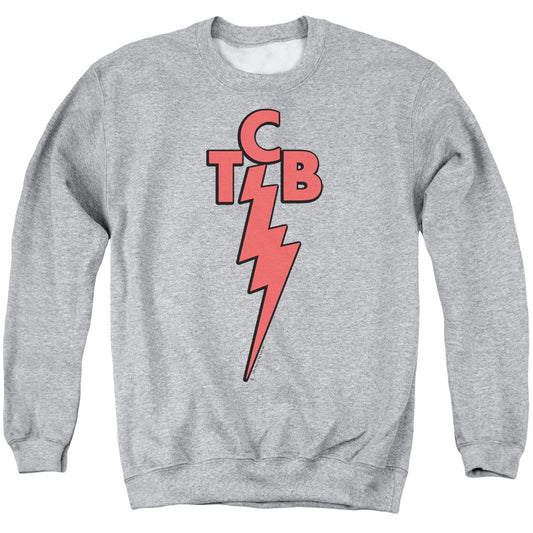 Elvis Presley - Tcb - Adult Crewneck Sweatshirt - Athletic Heather