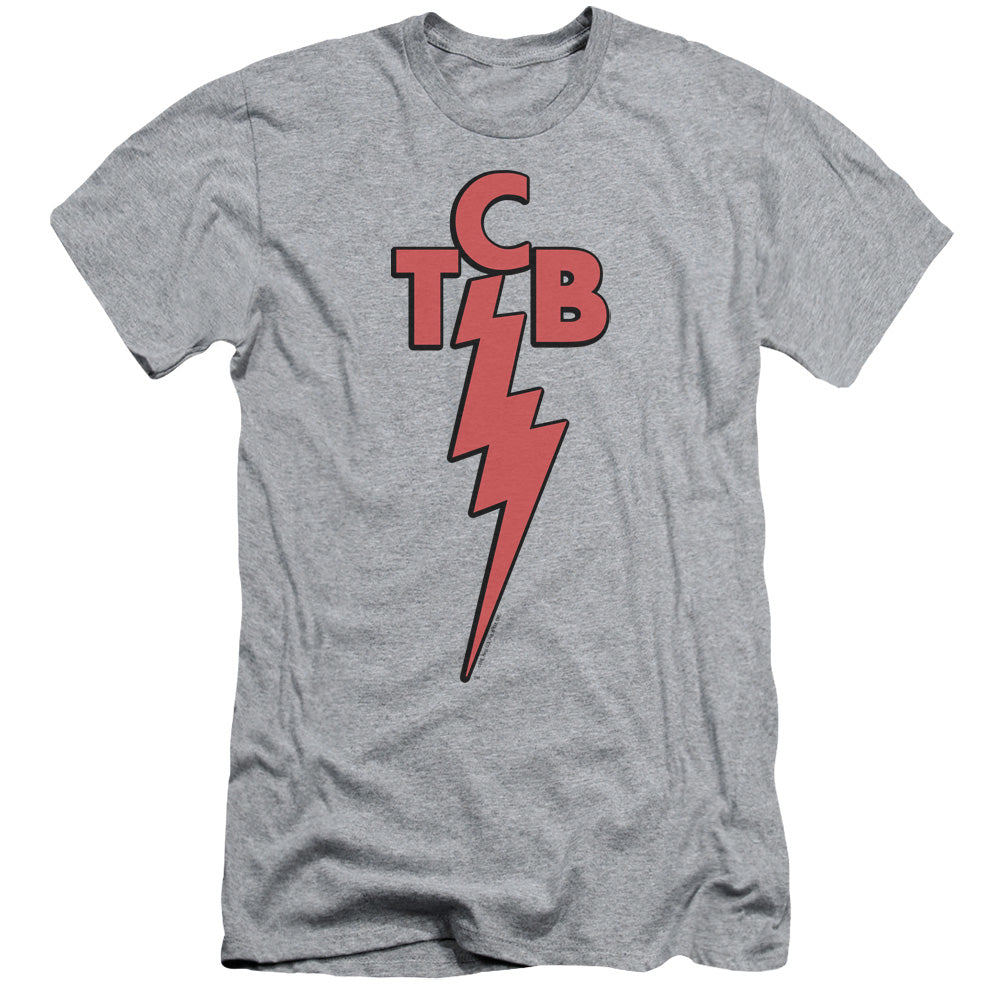 ELVIS PRESLEY TCB - S/S ADULT 30/1 - ATHLETIC HEATHER T-Shirt