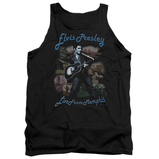 Elvis Presley - Memphis - Adult Tank - Black