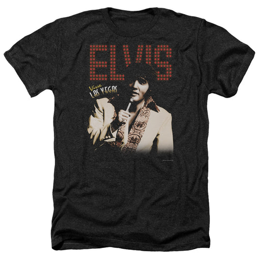 Elvis Presley - Viva Star - Adult Heather-black