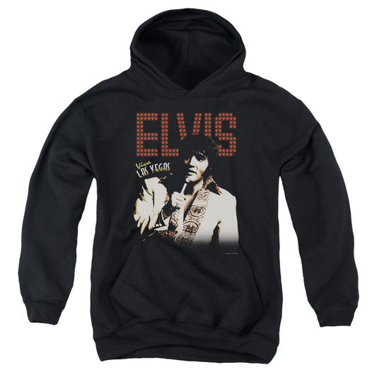 Elvis Presley - Viva Star - Youth Pull-over Hoodie - Black