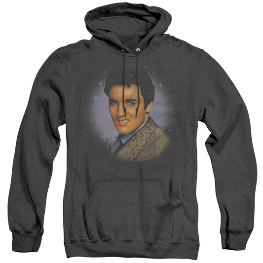 Elvis Presley - Starlite - Adult Heather Hoodie - Black