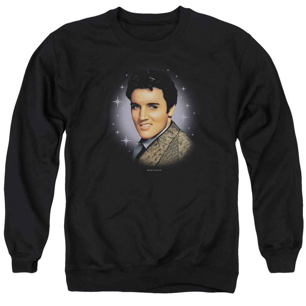 Elvis Presley - Starlite - Adult Crewneck Sweatshirt - Black