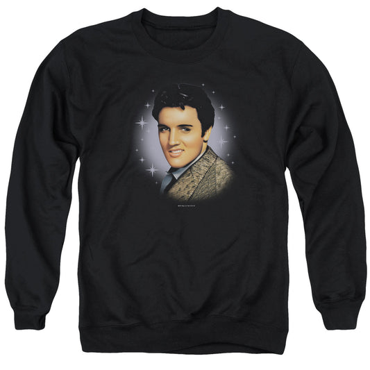 Elvis Presley - Starlite - Adult Crewneck Sweatshirt - Black