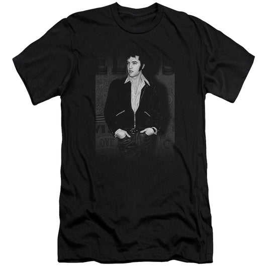 Elvis Presley - Just Cool-premuim Canvas Adult Slim Fit 30/1 - Black
