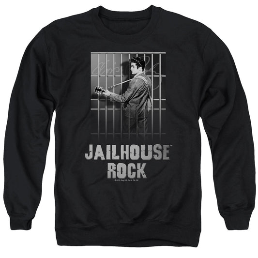 Elvis Presley - Jailhouse Rock - Adult Crewneck Sweatshirt - Black