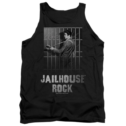 Elvis Presley - Jailhouse Rock - Adult Tank - Black