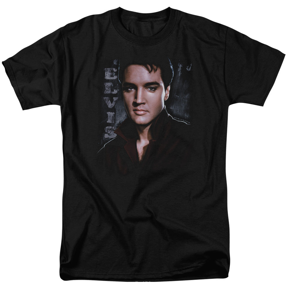 Elvis Presley - Tough - Short Sleeve Adult 18/1 - Black T-shirt