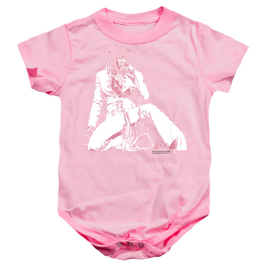 Elvis Presley - Please Love Me - Infant Snapsuit - Pink