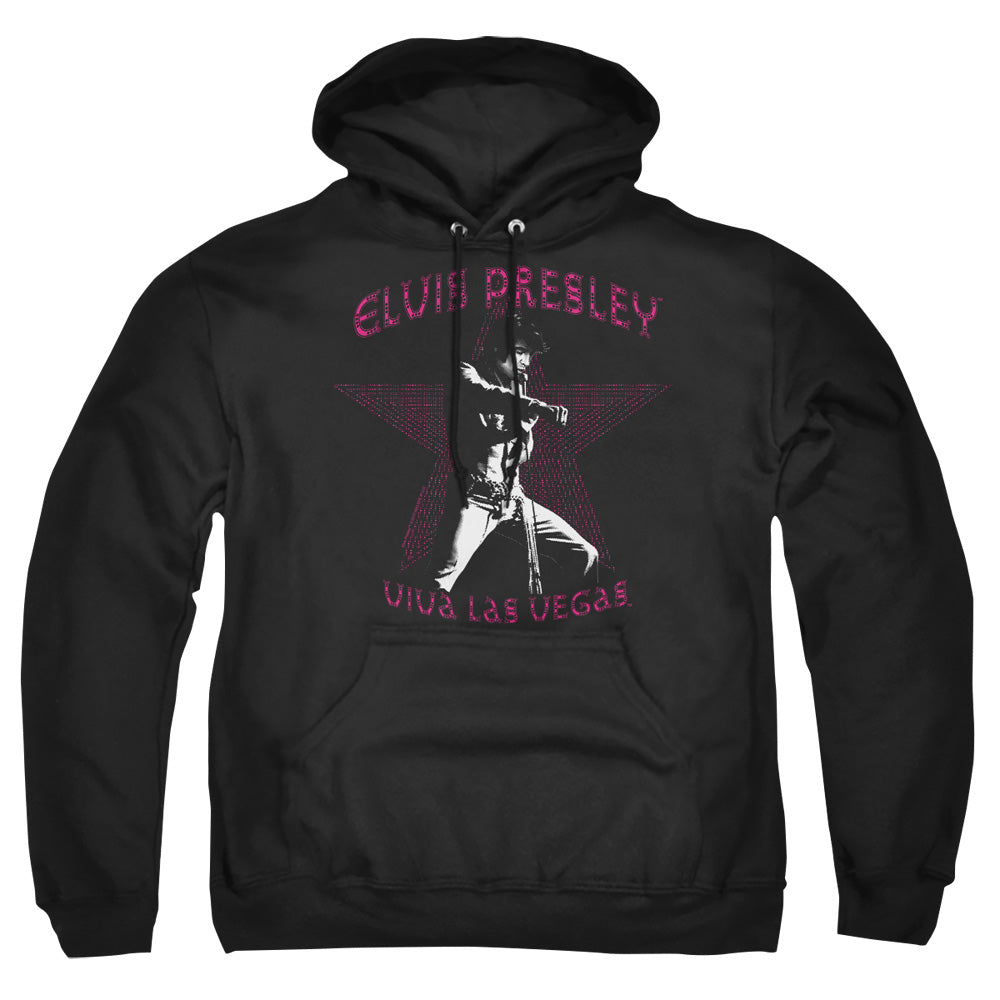 Elvis Presley - Viva Las Vegas Star - Adult Pull-over Hoodie - Black