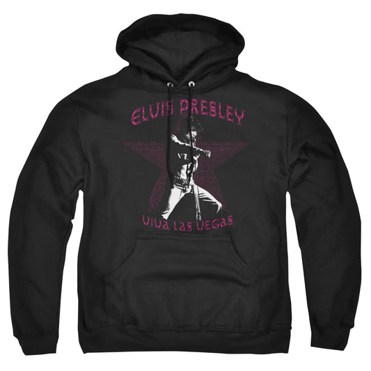 Elvis Presley - Viva Las Vegas Star - Adult Pull-over Hoodie - Black