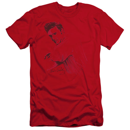 Elvis Presley On The Range-premuim Canvas Adult Slim