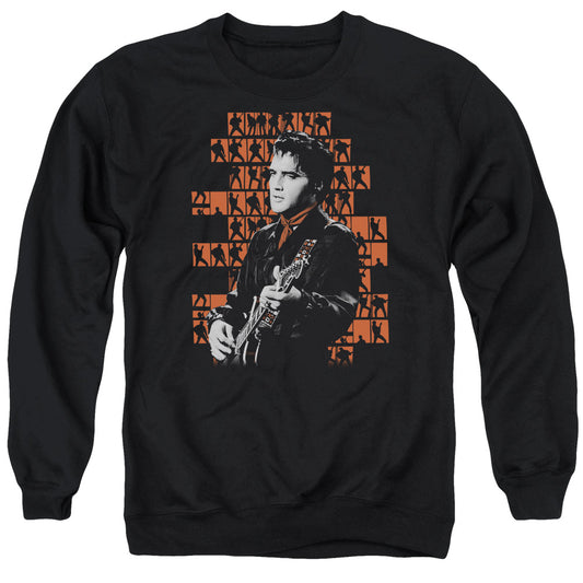 Elvis Presley - 1968 - Adult Crewneck Sweatshirt - Black