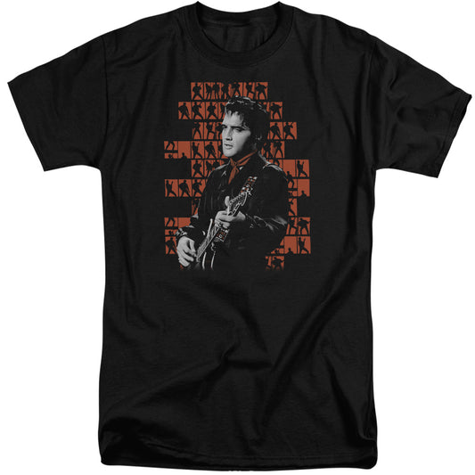 Elvis Presley - 1968 - Short Sleeve Adult Tall - Black T-shirt