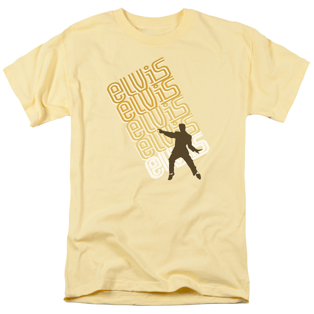 Elvis Presley - Pointing - Short Sleeve Adult 18/1 - Banana T-shirt