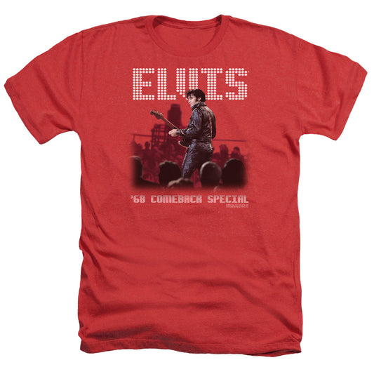 Elvis Presley - Return Of The King - Adult Heather - Red