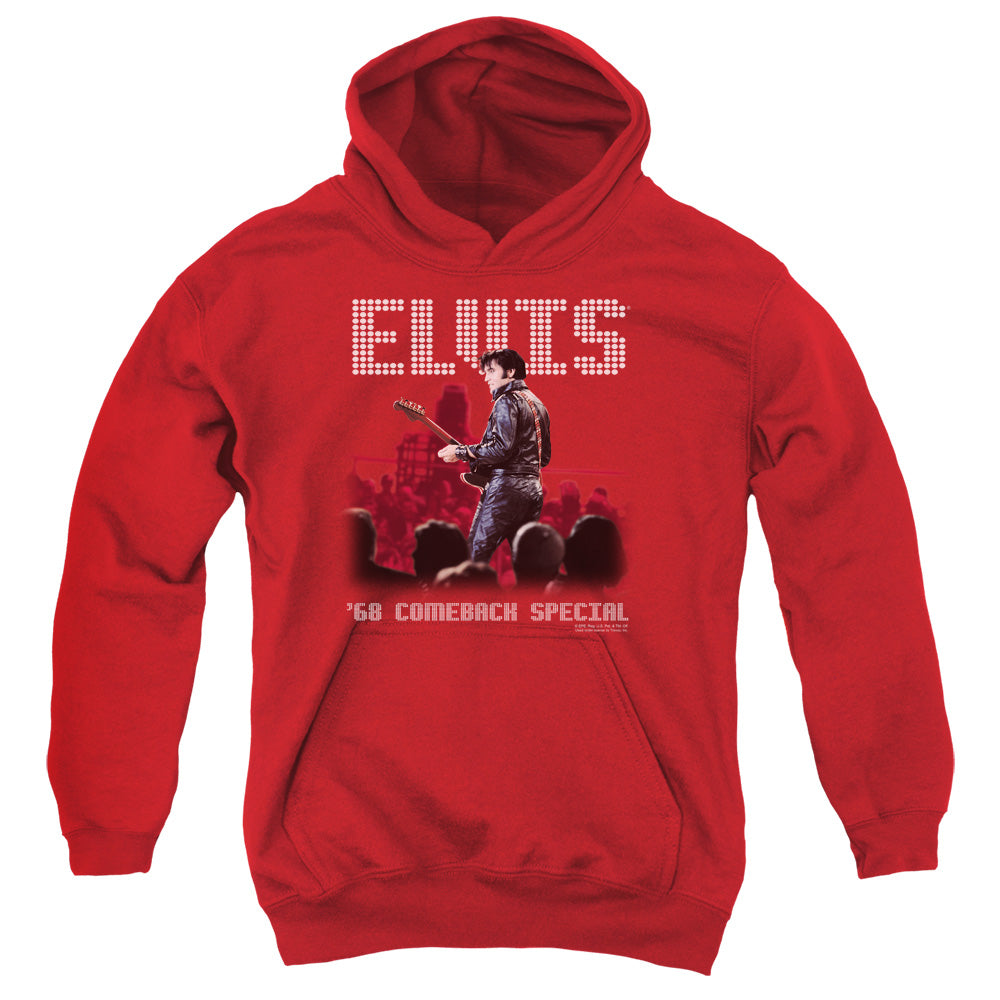 Elvis Presley - Return Of The King - Youth Pull-over Hoodie - Red
