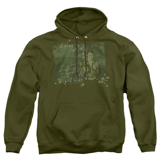 Elvis Presley - That 70s Elvis - Adult Pull-over Hoodie - Military Green