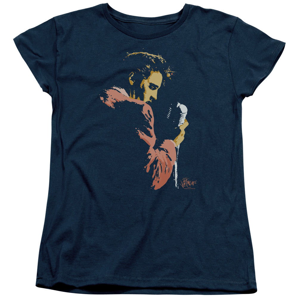Elvis Presley - Early Elvis - Short Sleeve Women"s Tee - Navy T-shirt