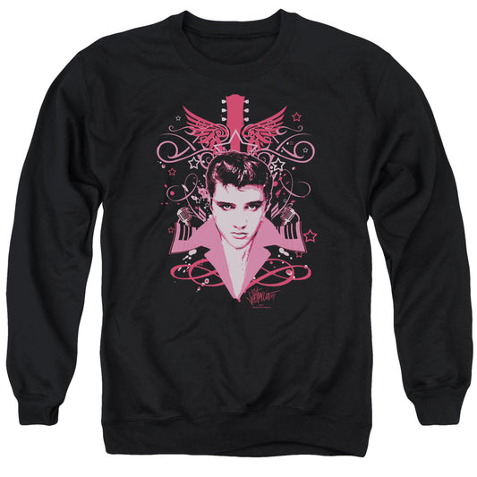 Elvis Presley - Lets Face It - Adult Crewneck Sweatshirt - Black