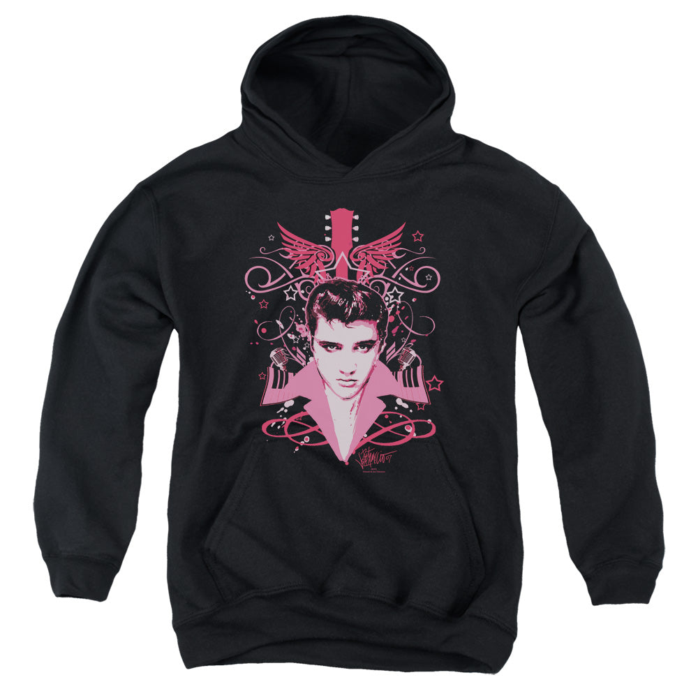 Elvis Presley - Lets Face It - Youth Pull-over Hoodie - Black