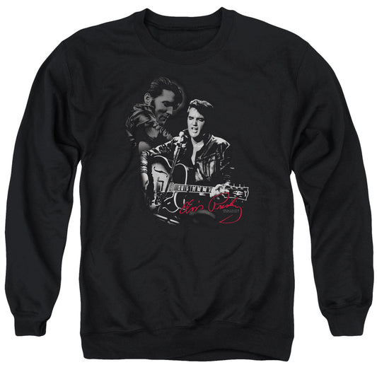 Elvis Presley - Show Stopper - Adult Crewneck Sweatshirt - Black