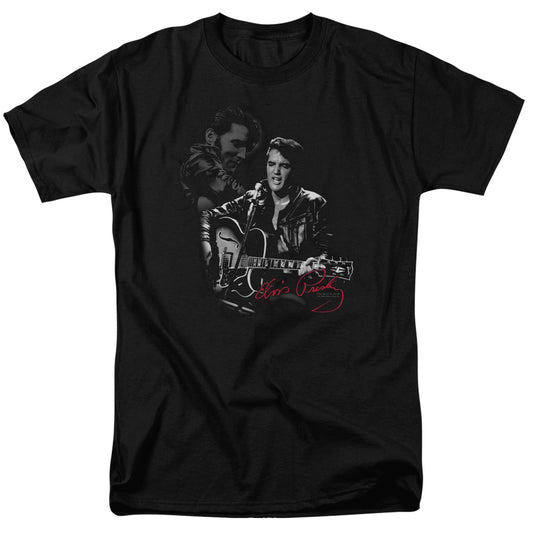 Elvis Presley - Show Stopper - Short Sleeve Adult 18/1 - Black T-shirt