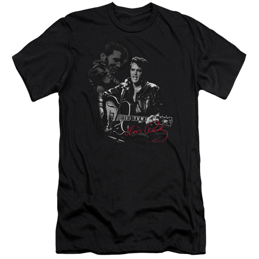 Elvis Presley - Show Stopper - Short Sleeve Adult 30/1 - Black T-shirt