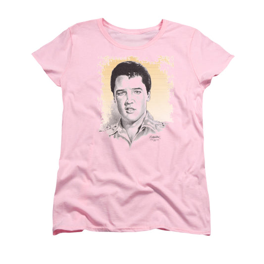 ELVIS PRESLEY MATINEE IDOL - S/S WOMENS TEE - PINK T-Shirt