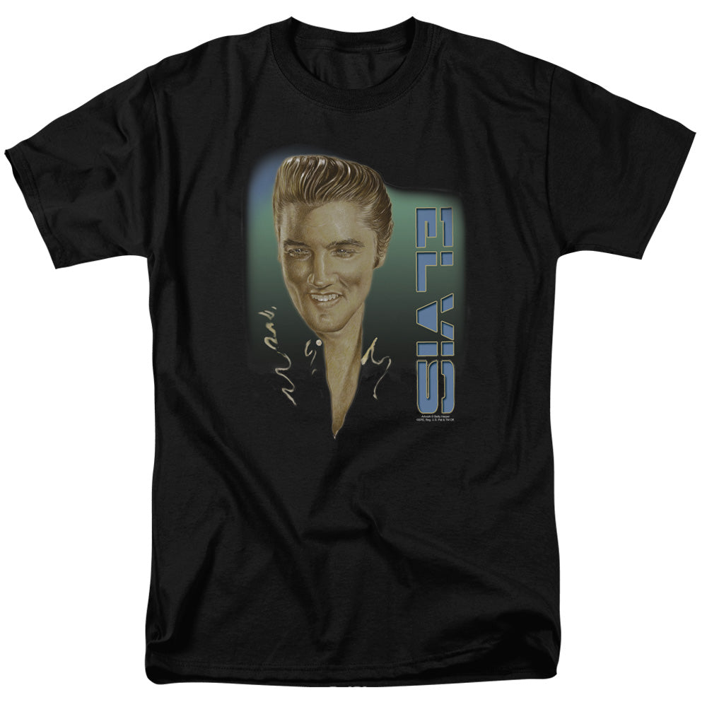 Elvis Presley - Elvis 56 - Short Sleeve Adult 18/1 - Black T-shirt