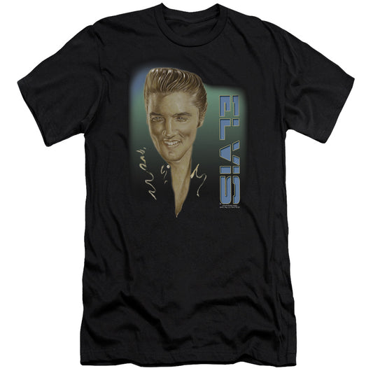Elvis Presley - Elvis 56-premuim Canvas Adult Slim Fit 30/1 - Black