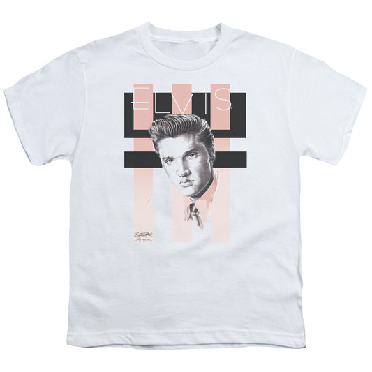 Elvis Presley - Retro - Short Sleeve Youth 18/1 - White T-shirt