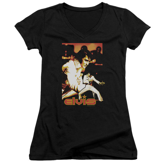 Elvis Presley - Showman - Junior V-neck - Black
